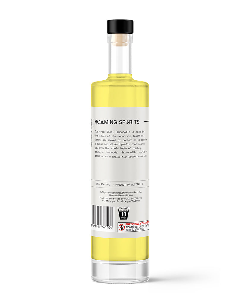 Roam Organic Traditional Limoncello